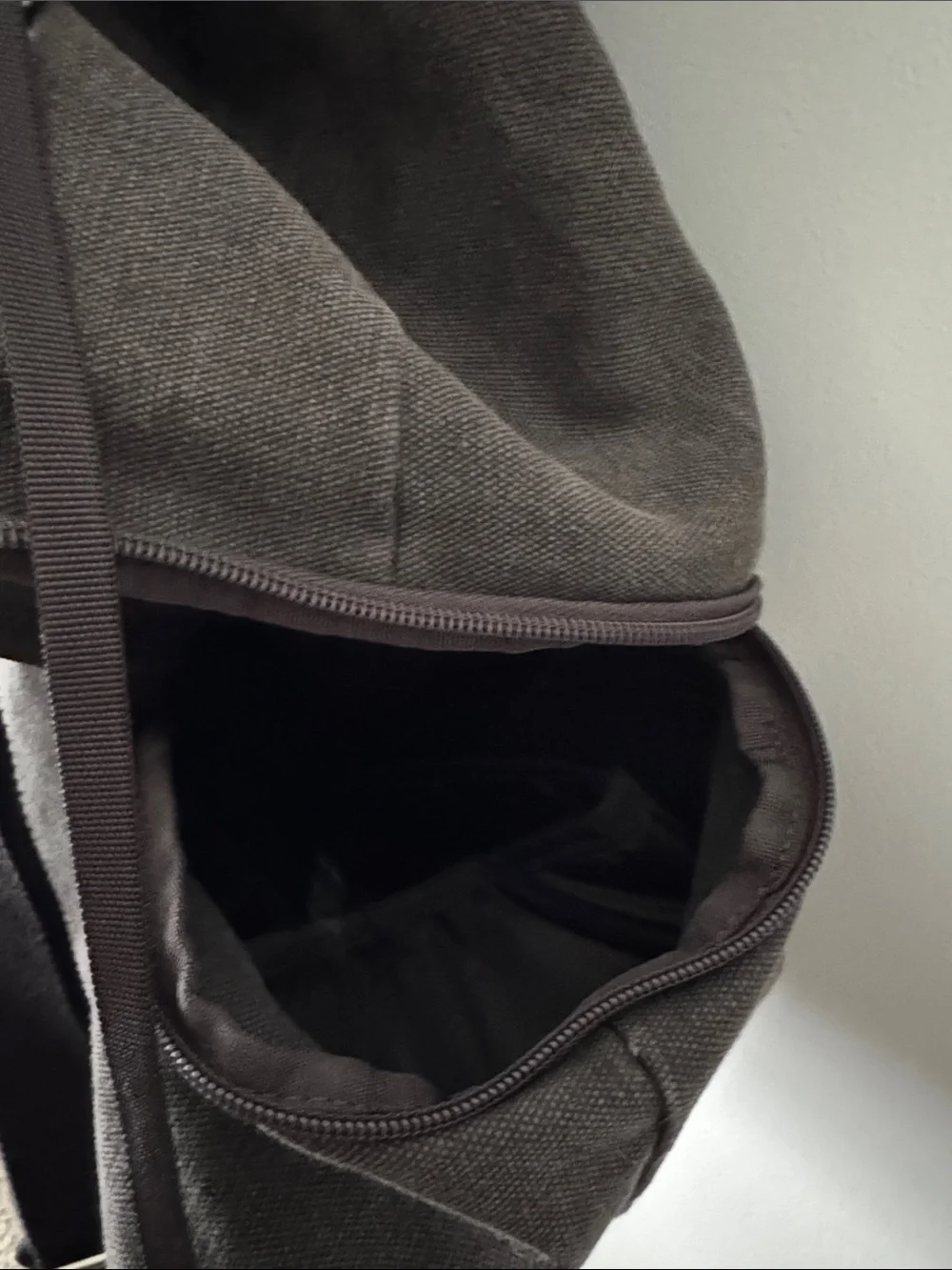 Lo & Sons Dark Gray Canvas Duffel Backpack